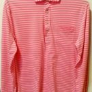 Polo Ralph Lauren Men Pink White Stripe Long sleeve Shirt
