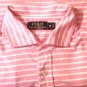 Polo Ralph Lauren Men Pink White Stripe Long sleeve Shirt