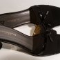 liz claiborne flex women's black shoes stretch open back, open toe 9 M