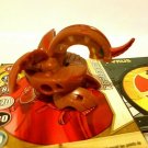 Bakugan Dragonoid Brown/Gold Pyrus Reverse Attribute B2 Bakuswap 400G plus Cards