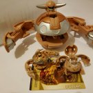 Bakugan Tan Subterra Primo Vulcan 650G, voulcan 670G, deka primo 620G plus Card