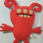 big toe ugly doll, turny burny plush stuffed uglydolls 8" two piece lot