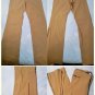 Guess Jeans Authentic Stretch Tan / Beige Zipped Ankle Stretch Pants SZ 30