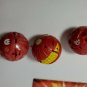 Bakugan Red Pyrus B2 lot of 3 avior 630g, frosch 530g, boost ingram 660g
