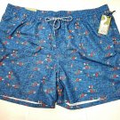 Goodfellow Swim Trunks Board Shorts boats Blue n red Stretch liner sz XXL