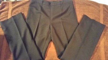 Le Suit Women's Petite Size 8 Lined Black Career Dress Pants Side Zipper