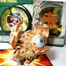 bakugan subterra dharak 720G, rock hammer battlegear 60g + cards 4 piece lot