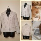 Talbots Career Blazer Colorful Tan Jacket size 8