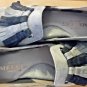 SESTO MEUCCI gray / Black suede Kilted Tasseled Flats Shoes Women's US 6.5 M
