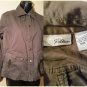Chicos Platinum Women's Brown Light Jacket Sz 1