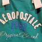Aeropostale Cotton Canvas Tote Bag Handbag Beach Shop School Travel Blue