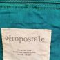 Aeropostale Cotton Canvas Tote Bag Handbag Beach Shop School Travel Blue