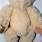 vermont teddy bear jointed 16" hand made tan stuffed plush