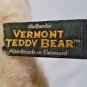 vermont teddy bear jointed 16" hand made tan stuffed plush