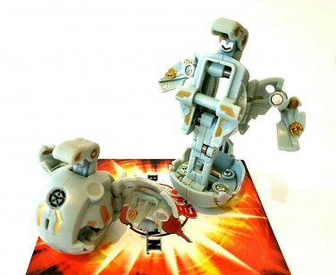 Bakugan Brontes 410G + Mega Brontes 600G Gray Haos New Vestroia 2 piece lot