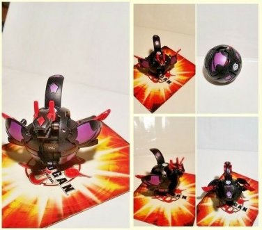 Bakugan Pyro Dragonoid Motra Black Darkus New Vestroia 530G