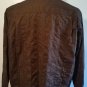 PERRY ELLIS Black button Front long sleeve Casual dress SHIRT XXL
