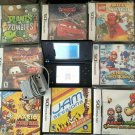 Nintendo DSi Black Authentic With Original Charger + 8 Games Bundle Included!