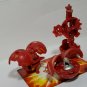 Bakugan Red Pyrus B2 lot of 3 ravenoid 550g, mega numas 520g, Farakspin 720g