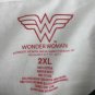 Wonder Woman DC Comics Men's Air Brush Graphic Ringer T-Shirt