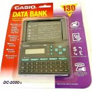 Casio Data Bank DC-2000-s 130 Tel & Fax Hand Held Digital Organizer vintage new
