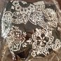 Jamaica Bay Woman Black / White Spaghetti Strap Top Flower Design size 14