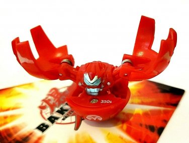 bakugan fear ripper red pyrus b1 series 350G blue face extremely rare