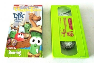 Veggie Tales Lyle & The Kindly Viking, VHS, Lesson In Sharing, 37 Minutes