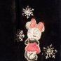 Disney Girls Size 10/12 Black Velour Minnie Mouse Dress