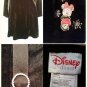 Disney Girls Size 10/12 Black Velour Minnie Mouse Dress