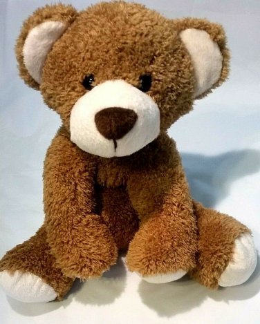 Dan Dee brown teddy bear soft plush 14" stuffed animal