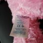 Build A Bear Workshop Pink Fluffy Plush Bear Stuffed Animal 18" Blue Eyes Soft