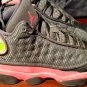 Nike Air Jordan Retro XIII 13 Dirty Bred Red Black Cat Playoffs 414574 033 SZ 5y