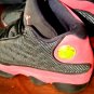 Nike Air Jordan Retro XIII 13 Dirty Bred Red Black Cat Playoffs 414574 033 SZ 5y