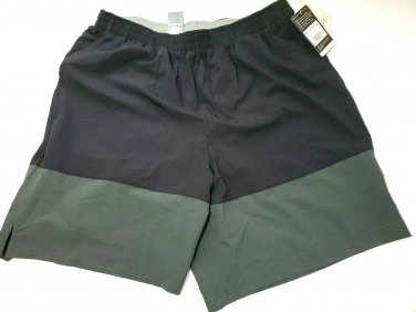 C9 Champion Duo Dry, Inner Brief Zip Pocket Shorts, Black and green Men's sz M