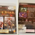 God Of War Collection God Of War 1 & 2 for PS3 First Print Black Label