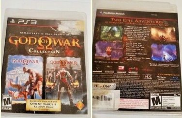 God Of War Collection God Of War 1 & 2 for PS3 First Print Black Label