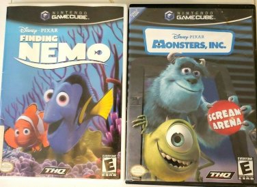 Monsters, Inc. Finding Nemo (Nintendo Gamecube) no manuals