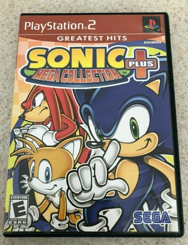 Sonic Mega Collection Plus Greatest Hits (Sony Playstation 2 ps2) - Complete