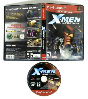 X-Men Legends (Sony PlayStation 2, 2004) PS2 No Manual