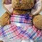 Build A Bear Plush Stuffed Bunny Rabbit and outfit Cute Animal Tan Pink Toy 16"