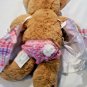 Build A Bear Plush Stuffed Bunny Rabbit and outfit Cute Animal Tan Pink Toy 16"