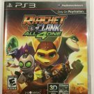 RATCHET & CLANK All 4 One Sony Playstation 3 PS3 Complete in Box with Manual