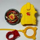 vintage beyblade earth virgo GB145BS and virgo launcher HASBRO METAL FUSION