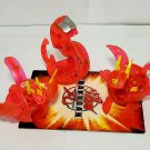 Bakugan pyrus Translucent neo 590g & pyro 630g dragonoid & abis omega 730g