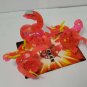 Bakugan pyrus Translucent neo 590g & pyro 630g dragonoid & abis omega 730g