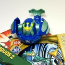 Bakugan Sirenoid 460g Blue Aquos Battle Brawler & Sirenoid metal card