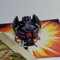 Bakugan Black Darkus Manion B1 Battle Brawlers 350G & manion metal card