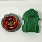 Beyblade Cyclone Herculeo 105F stickers  METAL FURY and launcher