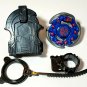 Beyblade Screw Spiral Fox TR145W2D Metal Fury and launcher RARE